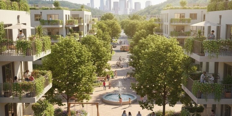 שכונת מגורים ירוקה למשפחות