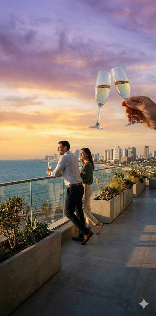 זוג משתמש במחשבון כח קניה