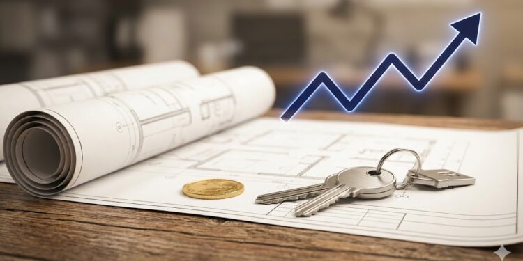 עליה בתחום נדל"ן