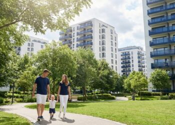 משפחה בשכונת מגורים